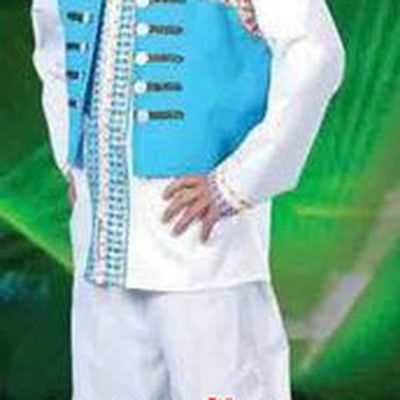 Traditional Chinese Yi Minority Dresses and Hat Complete Set for Men