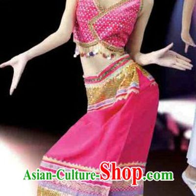 Traditional Chinese Yunnan Dai Clothes for Women