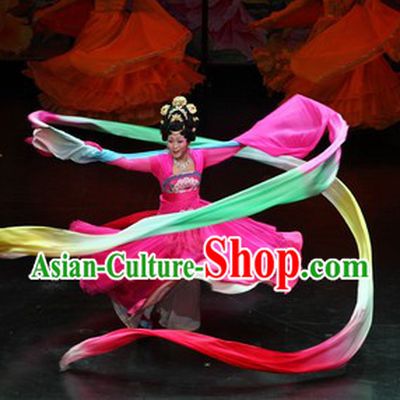 Ancient Chinese Tang Dynasty Empress Ribbon Dance Costumes for Women