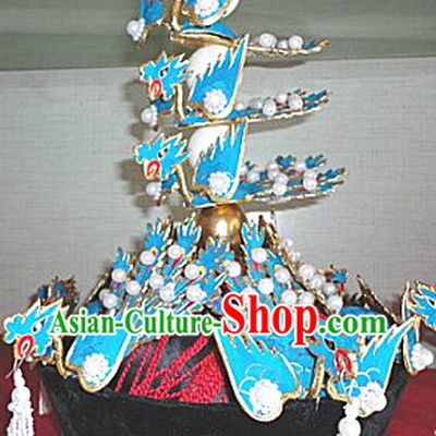Ancient Chinese Qing Dynasty Empress Phoenix Hat