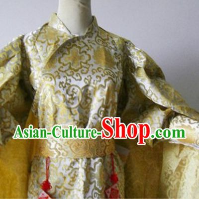 Ancient Chinese Ming Dynasty Guard Costumes and Mantle Complete Set for Men