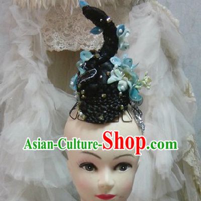 Traditional Chinese Classical Dance Wig Headpieces