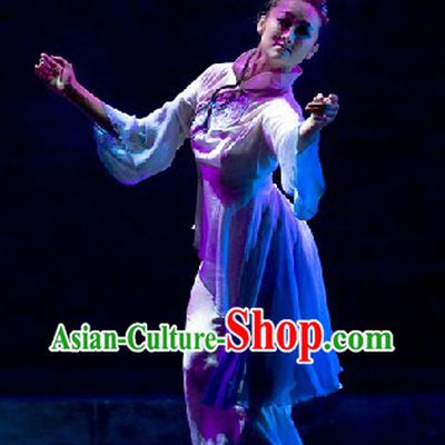 Traditional Chinese Classical Dance Costumes Complete Set for Women