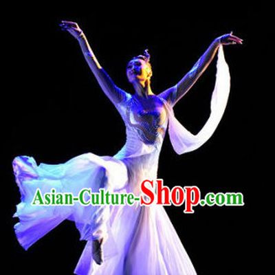 Stage Performance Solo Dance Costumes and Headwear for Women