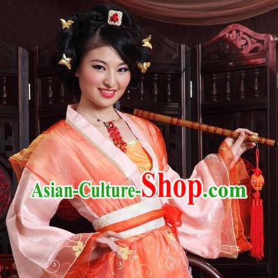 Song Dynasty Imperial Palace Female Maid Costumes Complete Set for Women