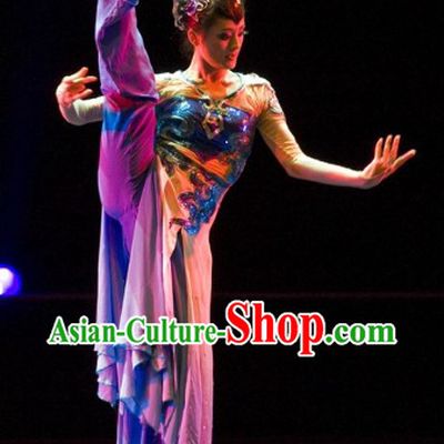 Ancient Chinese Classical Dance Dress Complete Set for Women