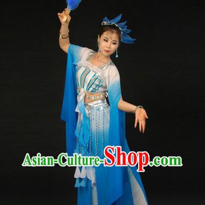 Night of Flowers and Moonlight by the Spring River Dance Costumes and Headpieces for Women