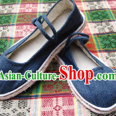 Old China Time All Handmade Chinese Thick Sole Cotton Shoes