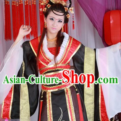 Ancient Chinese Tang Dynasty Princess Clothes Complete Set for Women