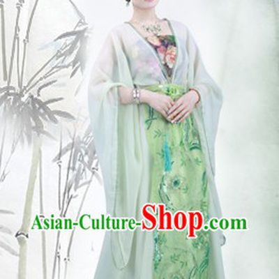 Ancient Chinese Tang Dynasty Princess Outfit Complete Set for Women