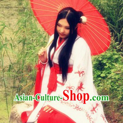 Ancient Chinese Hanfu Clothing Attire Complete Set for Women