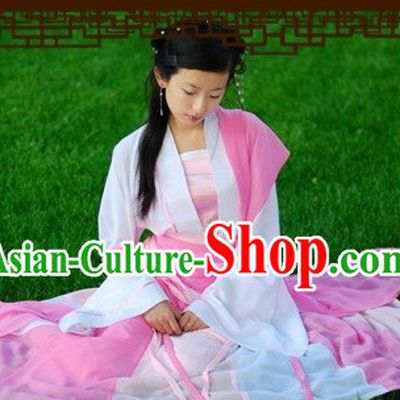 Ancient Chinese Hanfu Clothing Complete Set for Women