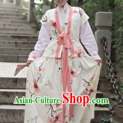 Traditional Ancient Chinese Happy Girl Clothes