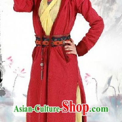 Ancient Chinese Swordman Costumes Complete Set for Men