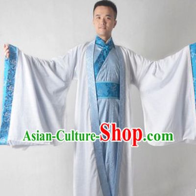Traditional Ancient Chinese Poet Li Bai Hanfu Clothes for Men