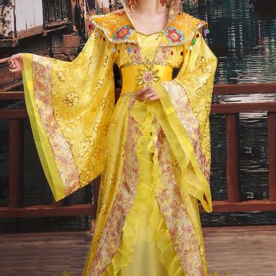 Ancient Chinese Imperial Palace Princess Costumes Complete Set for Women