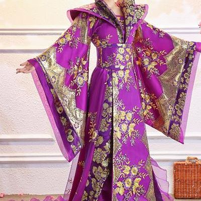 Ancient Chinese Imperial Palace Empress Costumes Complete Set for Women