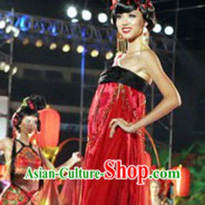 Ancient Chinese Imperial Palace Maid Costumes Complete Set for Women