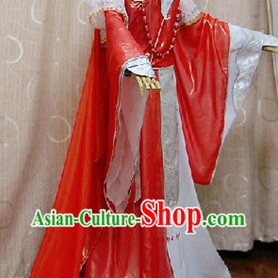 Ancient Chinese Princess Wedding Dress Complete Set for Women