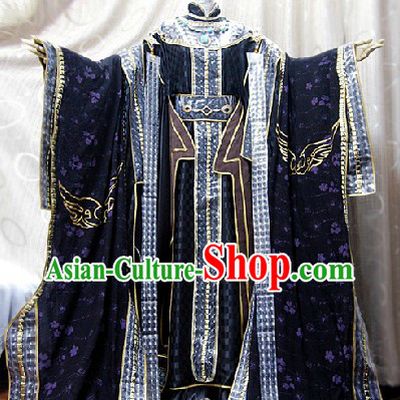Ancient Chinese Emperor Dress Cosplay Complete Set for Men