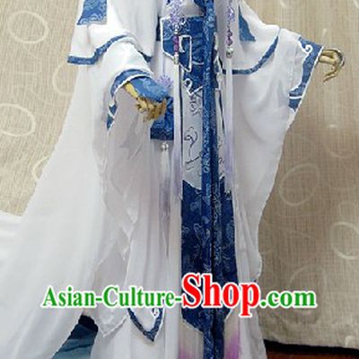Ancient Chinese Imperial Palace Prince Cosplay Dresses Complete Set