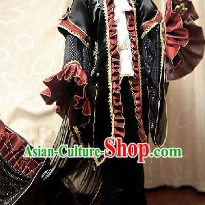 Ancient Chinese Imperial Palace Emperor Cosplay Clothing Complete Set