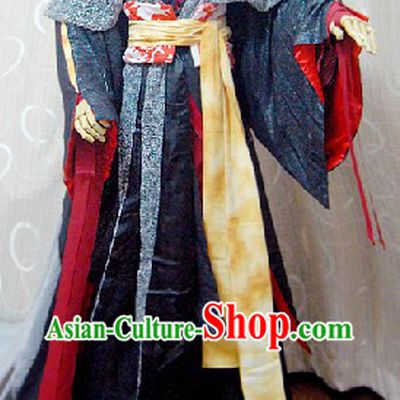 Ancient Chinese Desert Sworman Cosplay Costumes Complete Set