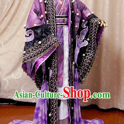 Ancient Chinese Imperial Emperor Cosplay Outfits Complete Set
