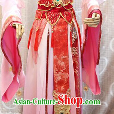 Ancient Chinese Imperial Palace Princess Cosplay Clothing Complete Set
