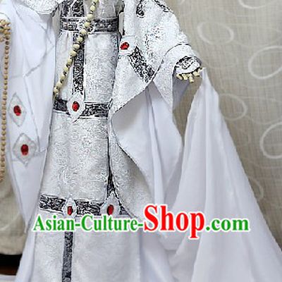 Ancient Chinese Monk Cosplay Costumes Complete Set