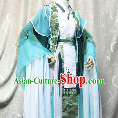 Ancient Chinese Teacher Cosplay Costumes Complete Set