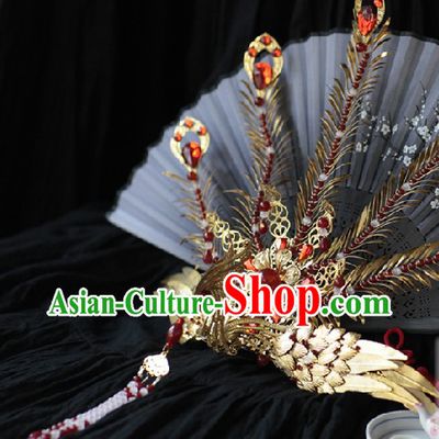 Chinese Marriage Customs Imperial Palace Princess Phoenix Wedding Headwear