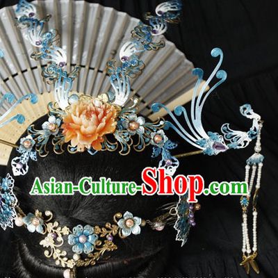 Ancient Chinese Wedding Attire Phoenix Wedding Headwear