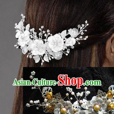 Ancient Chinese Handmade Flower Hair Clasp