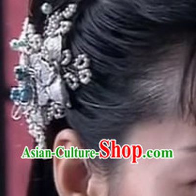 Ancient Chinese Handmade Flower Hair Clasp