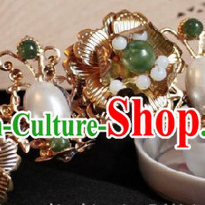 Ancient Chinese Handmade Flower Hair Clasp