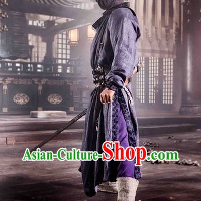 Tang Dynasty Government Police Official Costumes and Hat for Men