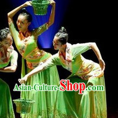 Mulberry Leaf Harvest Stage Performance Dance Costumes Suit for Womn