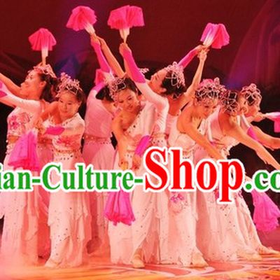Rain Flower Stage Performance Dance Costumes for Womn