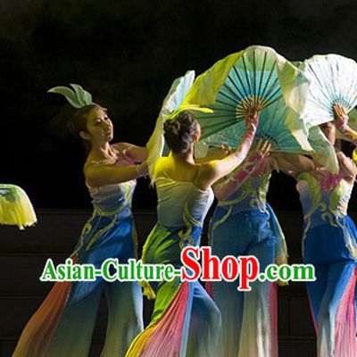 Traditional Chinese South of the River Dance Costumes and Headgear for Women