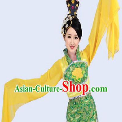 Long Sleeves Chinese Ancient Dance Costumes for Women