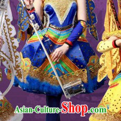 2013 New Style Peking Opera Type Stage Performance Dance Costumes and Headgear for Women