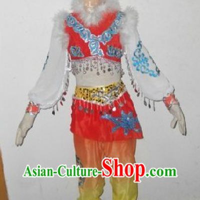 Mongolian Costumes and Hat Complete Set for Children
