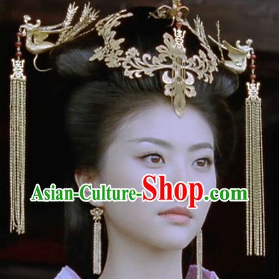 Ancient Chinese Empress Phoenix Hairpins and Tassels