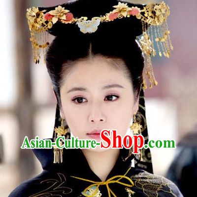 Ancient Chinese Empress Hair Accessories and Wig