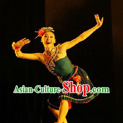 Custom-made Miao Minority Competition Dance Costumes for Women