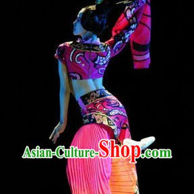 Traditional Chinese Solo Dance Costume for Women