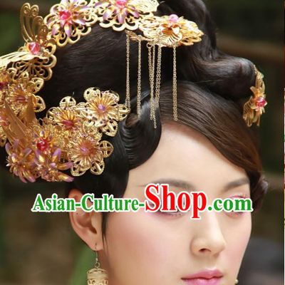 Movie and Television Play Imperial Palace Princess Headwears and Earrings
