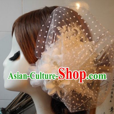Traditional Chinese Handmade Wedding Ceremony Brides Headpieces Complete Set