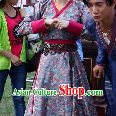 Ancient Mandarin Swordwoman Costumes Complete Set